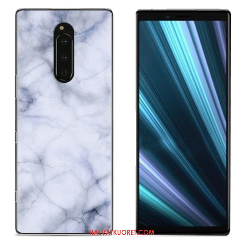 Sony Xperia 1 Kuoret Sininen Suojaus, Sony Xperia 1 Kuori Puhelimen Maalaus