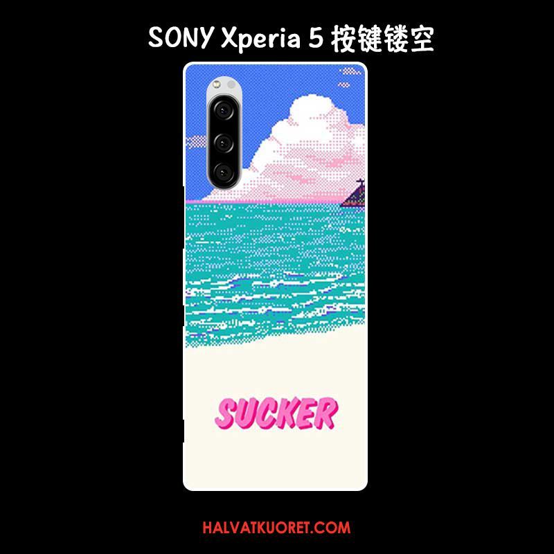 Sony Xperia 5 Kuoret Pehmeä Neste Silikoni, Sony Xperia 5 Kuori Puhelimen Taide