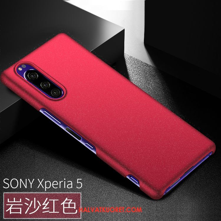 Sony Xperia 5 Kuoret Puhelimen Suojaus Murtumaton, Sony Xperia 5 Kuori Pesty Suede Kova