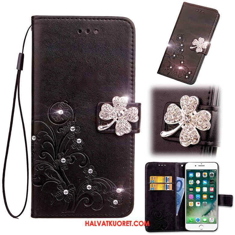 Sony Xperia L1 Kuoret Nahkakotelo Musta Silikoni, Sony Xperia L1 Kuori Suojaus Simpukka