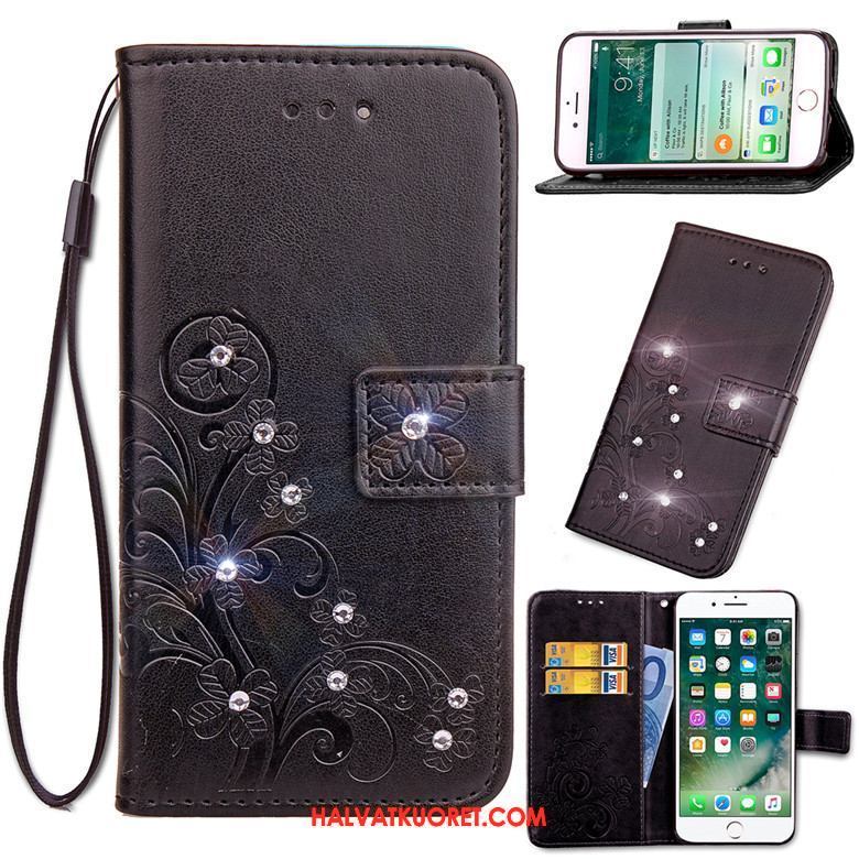 Sony Xperia L1 Kuoret Nahkakotelo Musta Silikoni, Sony Xperia L1 Kuori Suojaus Simpukka