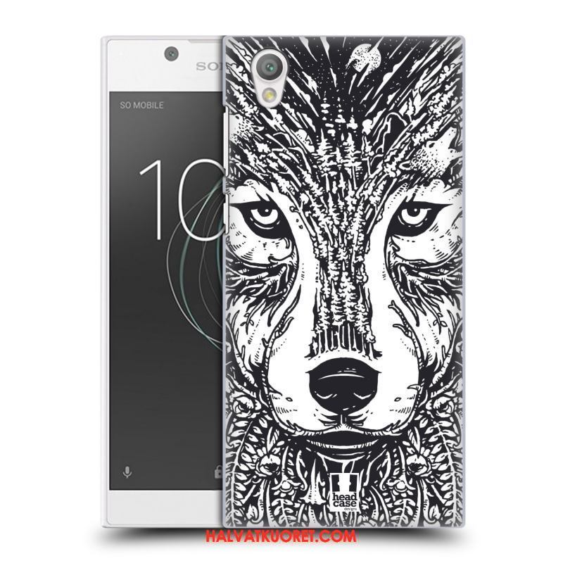 Sony Xperia L1 Kuoret Puhelimen Musta Suojaus, Sony Xperia L1 Kuori Leijona Kissa