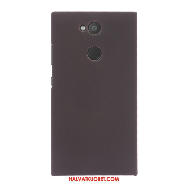 Sony Xperia L2 Kuoret Pesty Suede Kova, Sony Xperia L2 Kuori Punainen Puhelimen