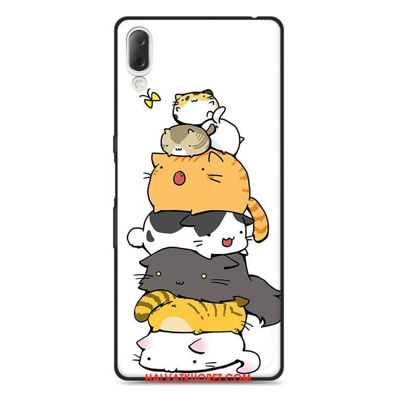 Sony Xperia L3 Kuoret Puhelimen Pesty Suede Silikoni, Sony Xperia L3 Kuori All Inclusive Kotelo