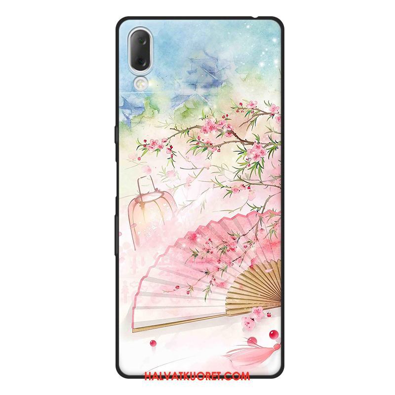 Sony Xperia L3 Kuoret Silikoni Kiinalainen Tyyli Vihreä, Sony Xperia L3 Kuori Suojaus Luova