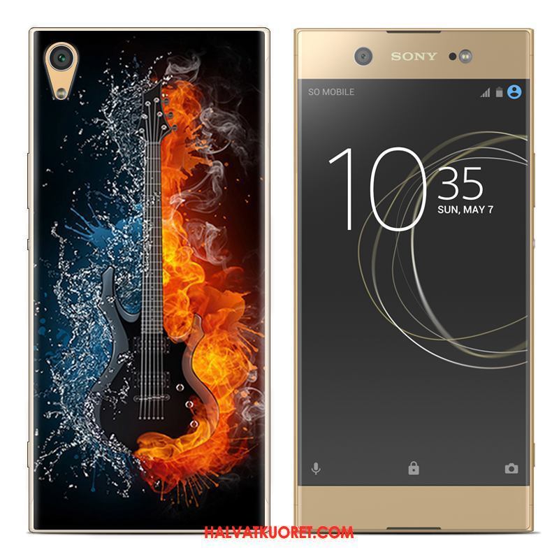 Sony Xperia Xa1 Kuoret Pehmeä Neste Kotelo, Sony Xperia Xa1 Kuori Silikoni Sininen