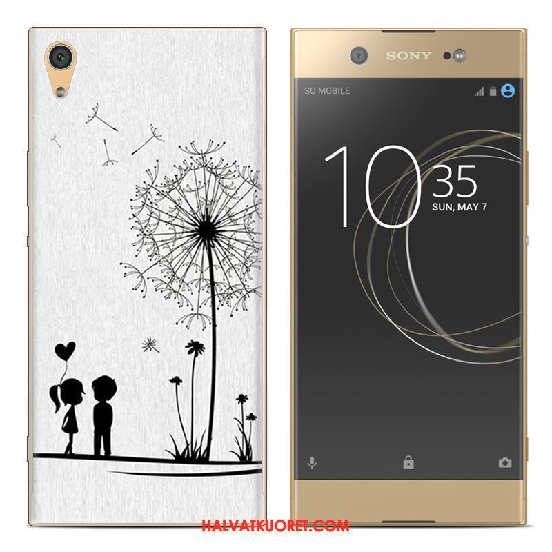 Sony Xperia Xa1 Kuoret Pehmeä Neste Kotelo, Sony Xperia Xa1 Kuori Silikoni Sininen