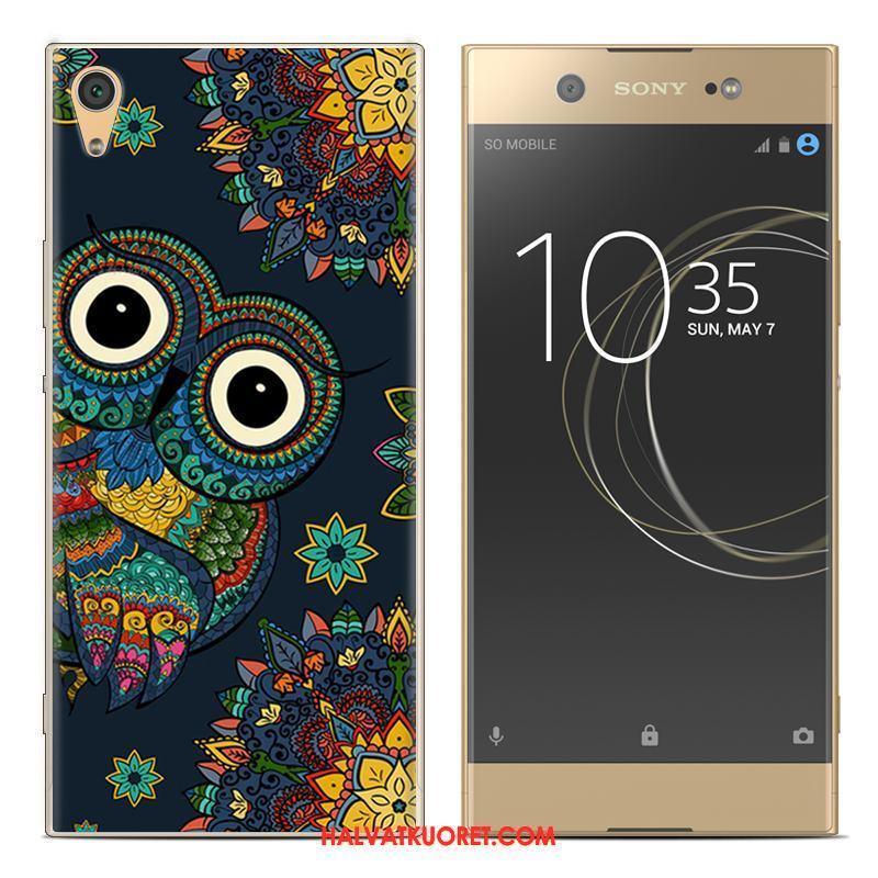 Sony Xperia Xa1 Kuoret Pehmeä Neste Kotelo, Sony Xperia Xa1 Kuori Silikoni Sininen