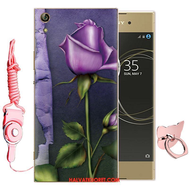 Sony Xperia Xa1 Ultra Kuoret Violetti Pehmeä Neste Kotelo, Sony Xperia Xa1 Ultra Kuori Silikoni