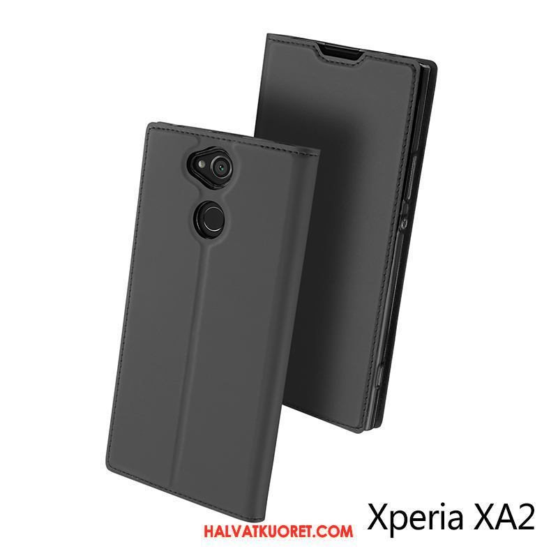 Sony Xperia Xa2 Kuoret Nahkakotelo Murtumaton, Sony Xperia Xa2 Kuori Puhelimen Suojaus