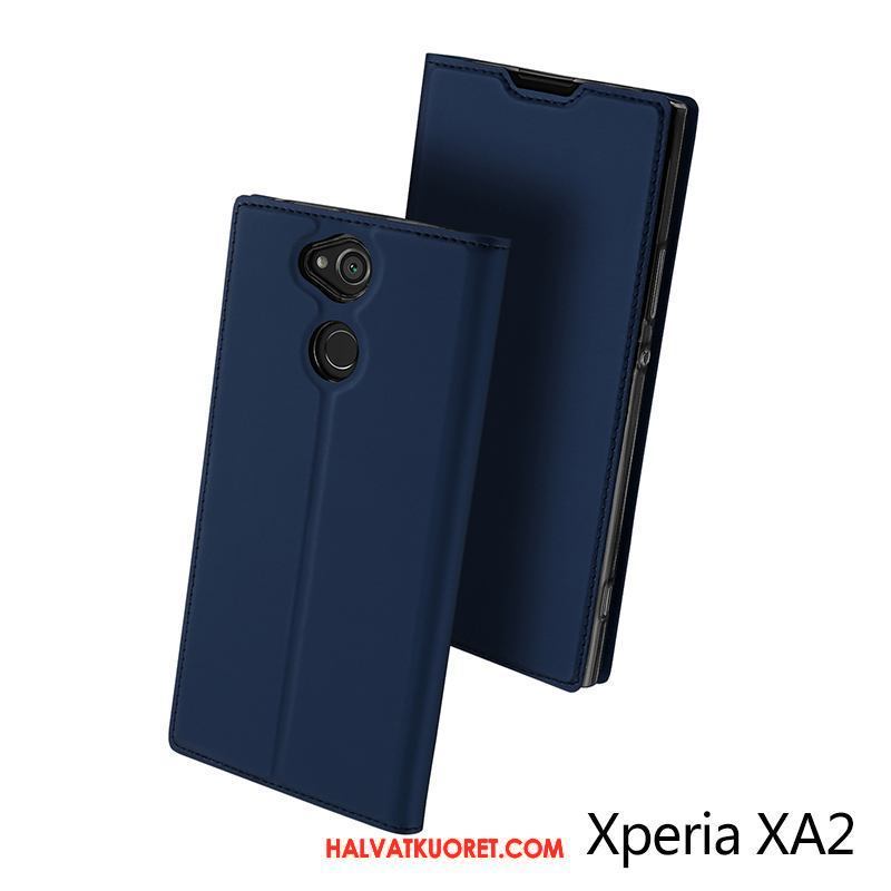 Sony Xperia Xa2 Kuoret Nahkakotelo Murtumaton, Sony Xperia Xa2 Kuori Puhelimen Suojaus