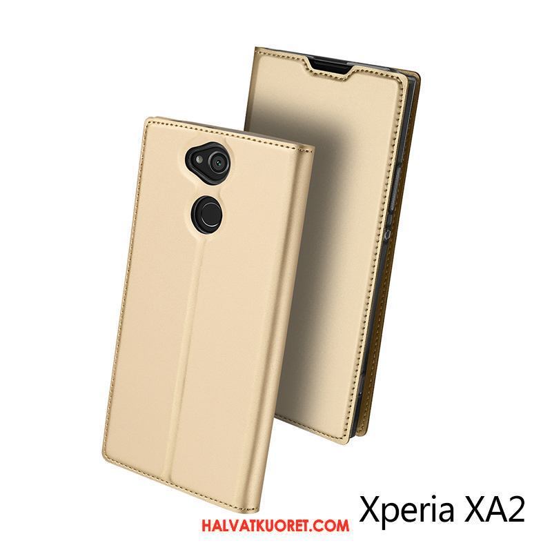 Sony Xperia Xa2 Kuoret Nahkakotelo Murtumaton, Sony Xperia Xa2 Kuori Puhelimen Suojaus