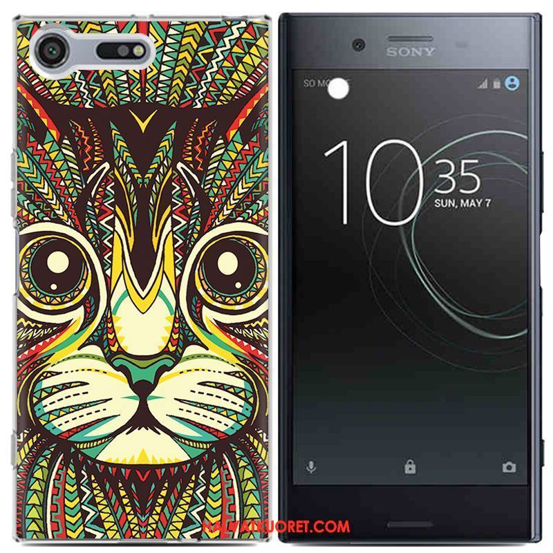 Sony Xperia Xz Premium Kuoret Musta Maalaus Luova, Sony Xperia Xz Premium Kuori Kotelo Beige