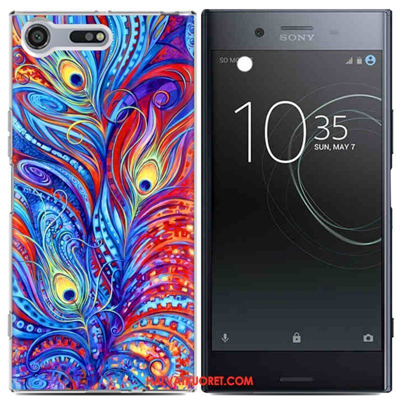 Sony Xperia Xz Premium Kuoret Musta Maalaus Luova, Sony Xperia Xz Premium Kuori Kotelo Beige