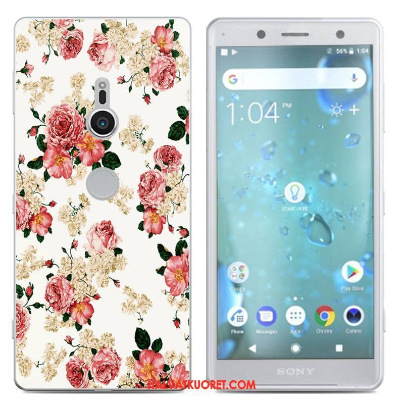 Sony Xperia Xz2 Kuoret Persoonallisuus Luova Yksinkertainen, Sony Xperia Xz2 Kuori Sarjakuva Harmaa