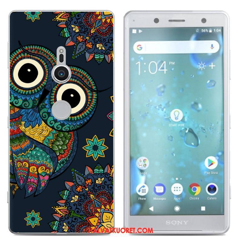 Sony Xperia Xz2 Kuoret Persoonallisuus Luova Yksinkertainen, Sony Xperia Xz2 Kuori Sarjakuva Harmaa