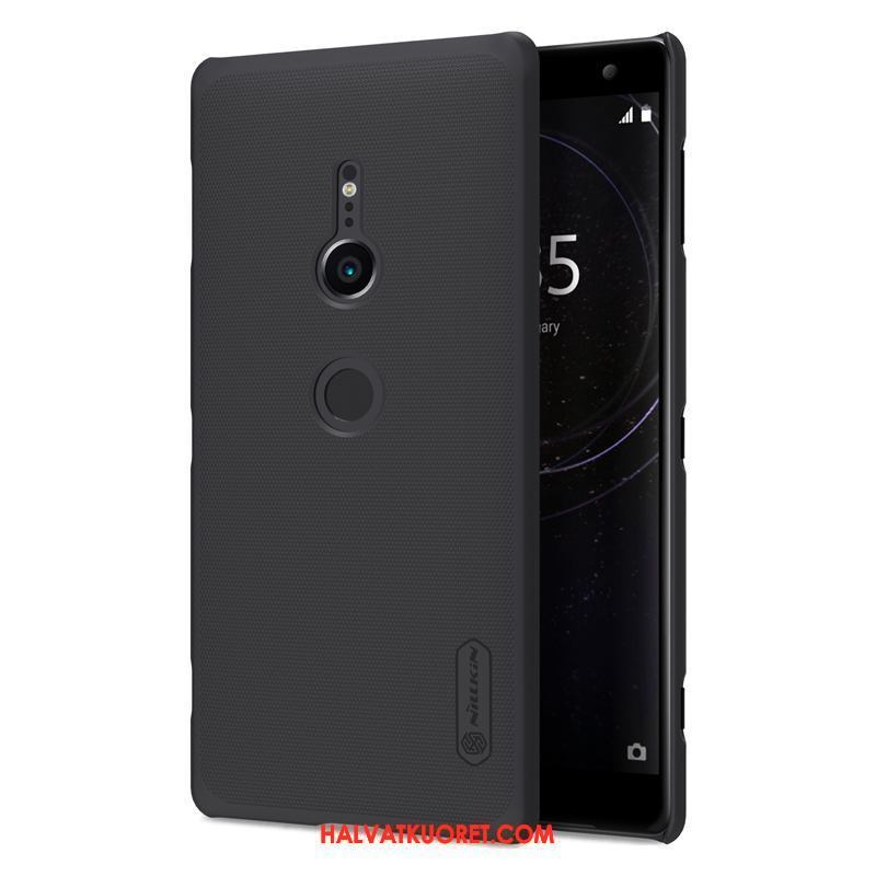 Sony Xperia Xz2 Kuoret Pesty Suede Kulta Kotelo, Sony Xperia Xz2 Kuori Suojaus Murtumaton