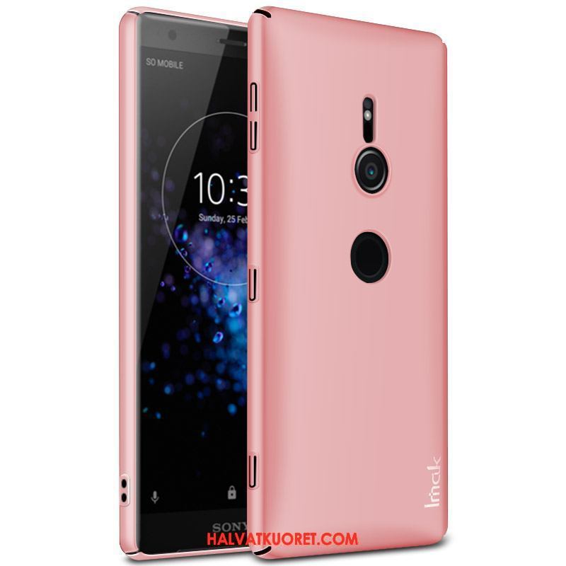 Sony Xperia Xz2 Kuoret Suojaus Pesty Suede Kotelo, Sony Xperia Xz2 Kuori Kova