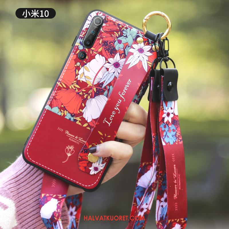 Xiaomi Mi 10 Kuoret Suojaus Pieni Luova, Xiaomi Mi 10 Kuori Puhelimen Punainen Beige