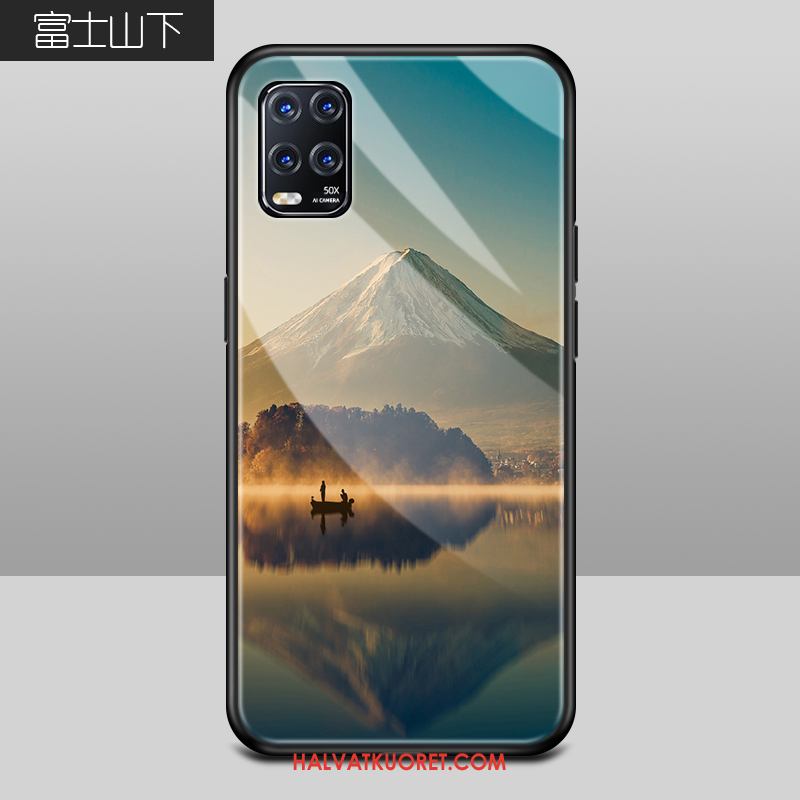 Xiaomi Mi 10 Lite Kuoret Lasi Maisema Persoonallisuus, Xiaomi Mi 10 Lite Kuori Murtumaton Luova Beige
