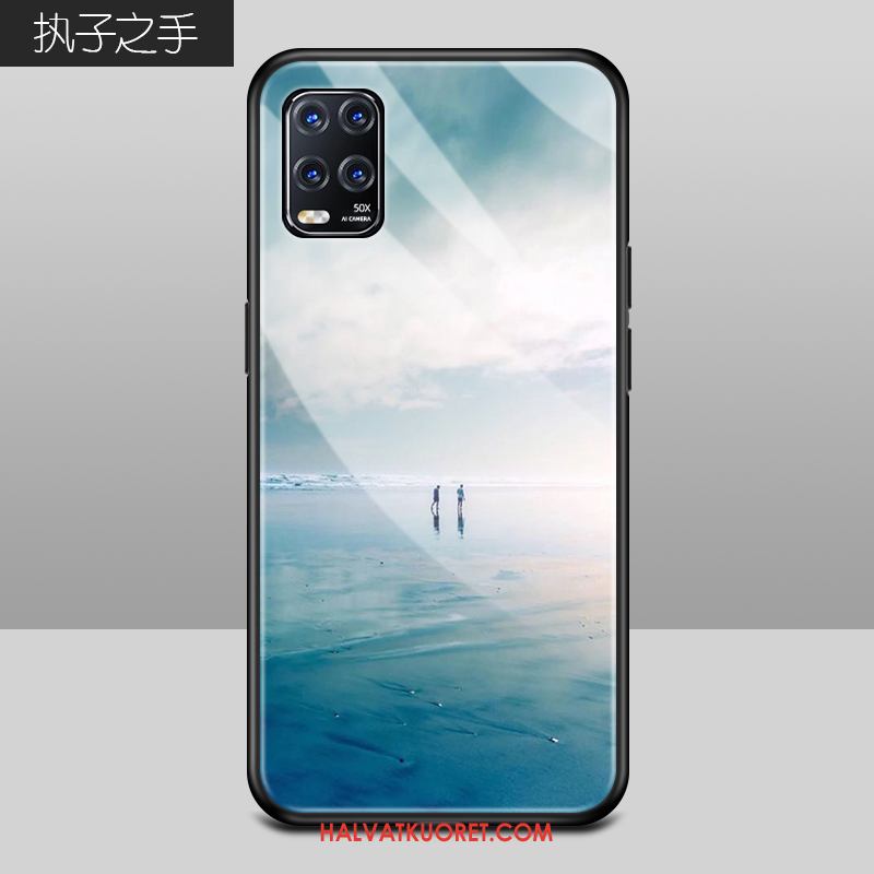 Xiaomi Mi 10 Lite Kuoret Lasi Maisema Persoonallisuus, Xiaomi Mi 10 Lite Kuori Murtumaton Luova Beige