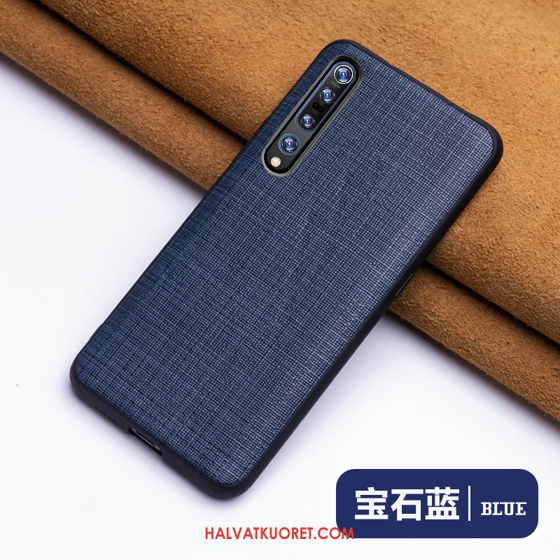 Xiaomi Mi 10 Pro Kuoret Kova Tila Nahkakotelo, Xiaomi Mi 10 Pro Kuori Yksinkertainen All Inclusive Beige