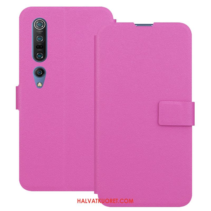 Xiaomi Mi 10 Pro Kuoret Suojaus Kortti Nahkakotelo, Xiaomi Mi 10 Pro Kuori Pieni Beige