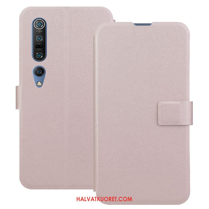 Xiaomi Mi 10 Pro Kuoret Suojaus Kortti Nahkakotelo, Xiaomi Mi 10 Pro Kuori Pieni Beige