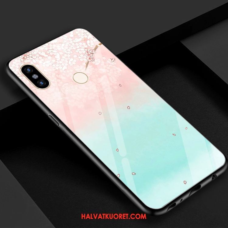 Xiaomi Mi 8 Kuoret Kirsikka Peili, Xiaomi Mi 8 Kuori Tuuli Lasi Beige