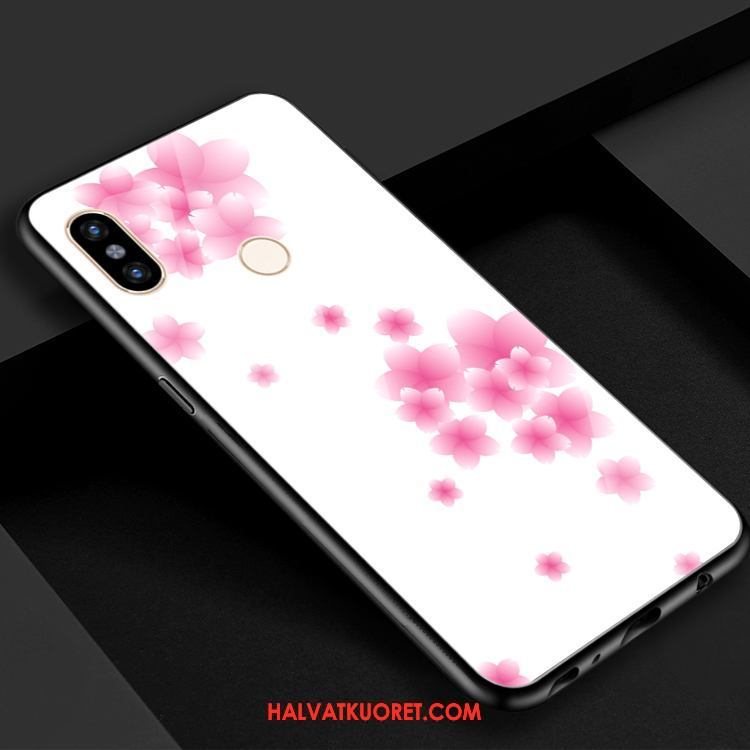 Xiaomi Mi 8 Kuoret Kirsikka Peili, Xiaomi Mi 8 Kuori Tuuli Lasi Beige