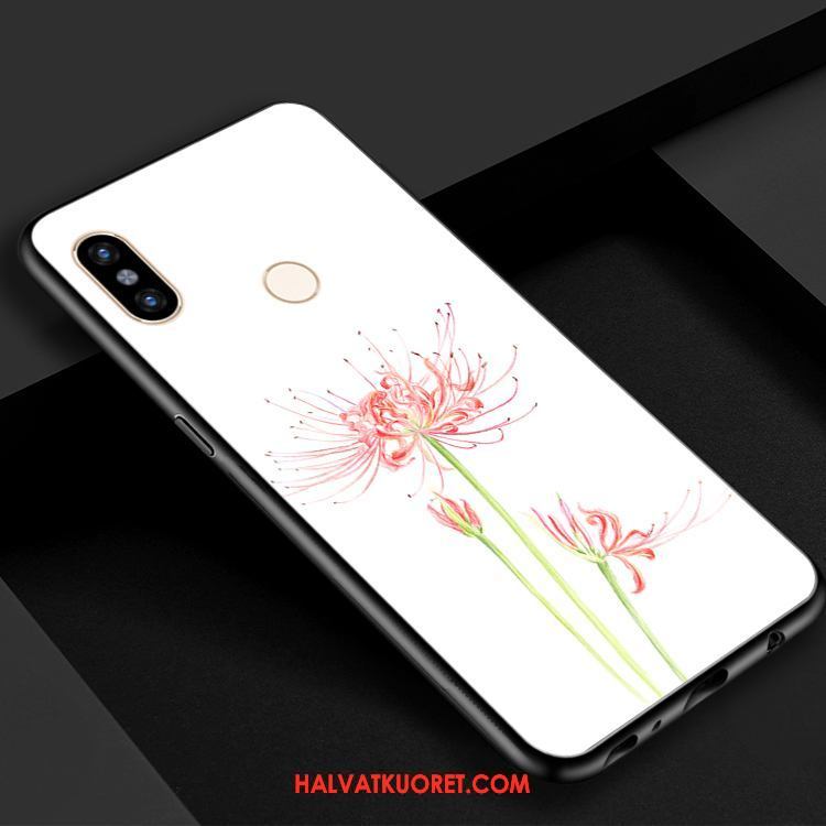 Xiaomi Mi 8 Kuoret Kukka Puhelimen Luova, Xiaomi Mi 8 Kuori Karkaisu Punainen Beige