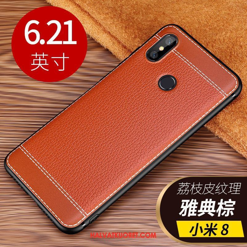 Xiaomi Mi 8 Kuoret Musta Puhelimen Ylellisyys, Xiaomi Mi 8 Kuori Läpinäkyvä Ohut Beige