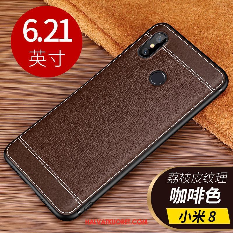 Xiaomi Mi 8 Kuoret Musta Puhelimen Ylellisyys, Xiaomi Mi 8 Kuori Läpinäkyvä Ohut Beige