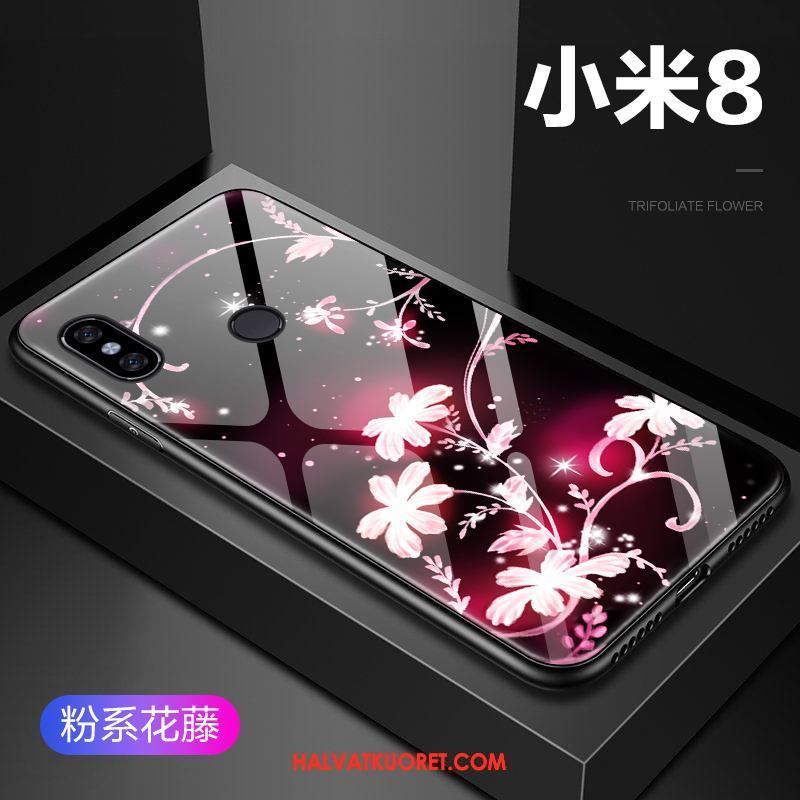 Xiaomi Mi 8 Kuoret Persoonallisuus Kova Murtumaton, Xiaomi Mi 8 Kuori Pieni Lasi Beige