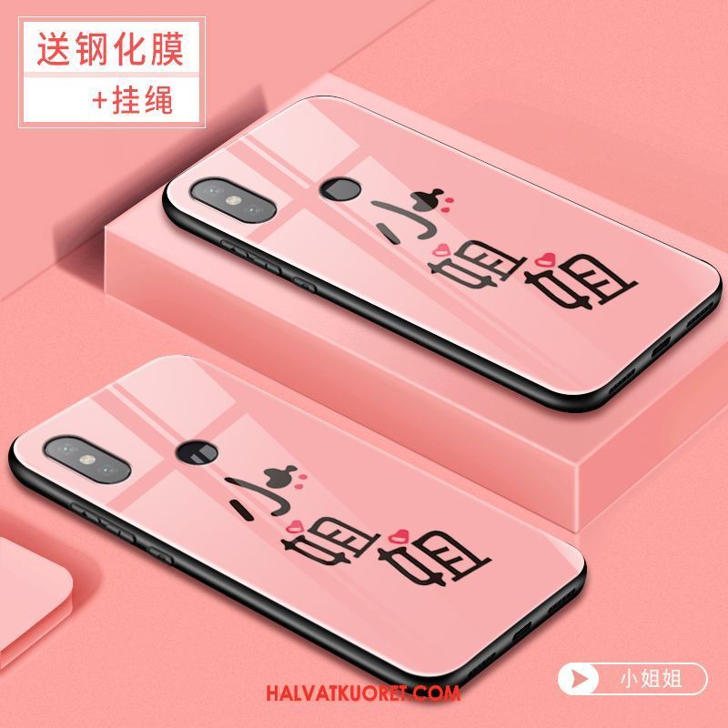 Xiaomi Mi 8 Kuoret Pieni Net Red Silikoni, Xiaomi Mi 8 Kuori All Inclusive Persoonallisuus Beige