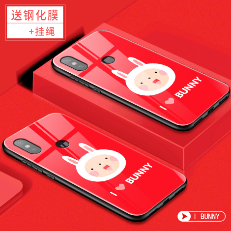 Xiaomi Mi 8 Kuoret Pieni Net Red Silikoni, Xiaomi Mi 8 Kuori All Inclusive Persoonallisuus Beige