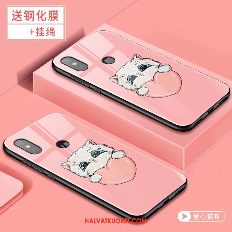 Xiaomi Mi 8 Kuoret Pieni Net Red Silikoni, Xiaomi Mi 8 Kuori All Inclusive Persoonallisuus Beige