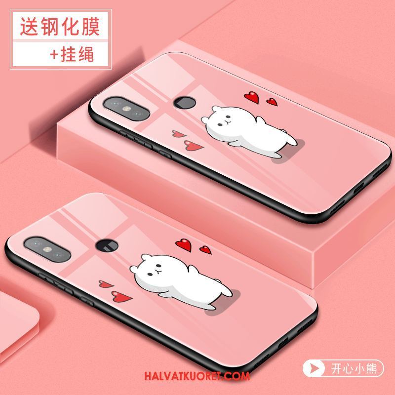 Xiaomi Mi 8 Kuoret Pieni Net Red Silikoni, Xiaomi Mi 8 Kuori All Inclusive Persoonallisuus Beige