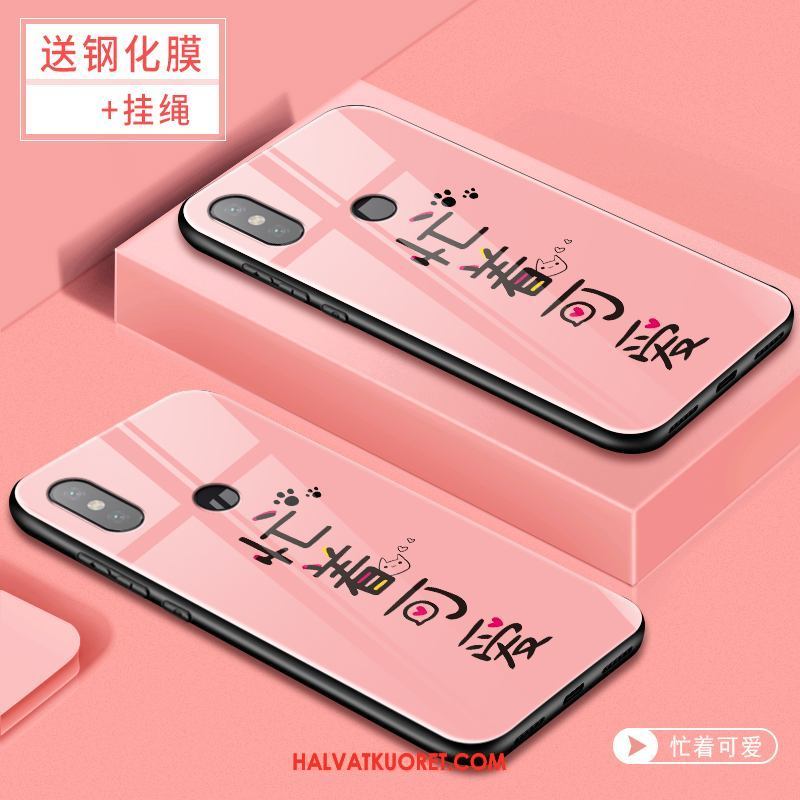 Xiaomi Mi 8 Kuoret Pieni Net Red Silikoni, Xiaomi Mi 8 Kuori All Inclusive Persoonallisuus Beige