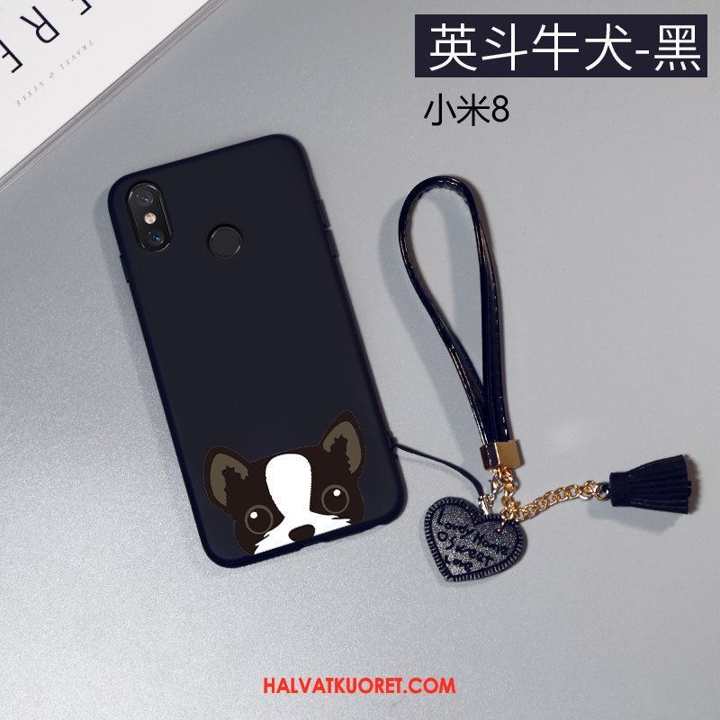 Xiaomi Mi 8 Kuoret Pieni Ripustettavat Koristeet Puhelimen, Xiaomi Mi 8 Kuori Punainen Beige