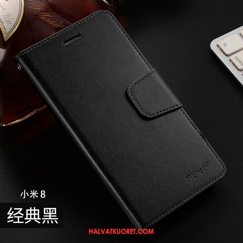 Xiaomi Mi 8 Kuoret Simpukka Nahkakotelo, Xiaomi Mi 8 Kuori Suojaus Silikoni Beige