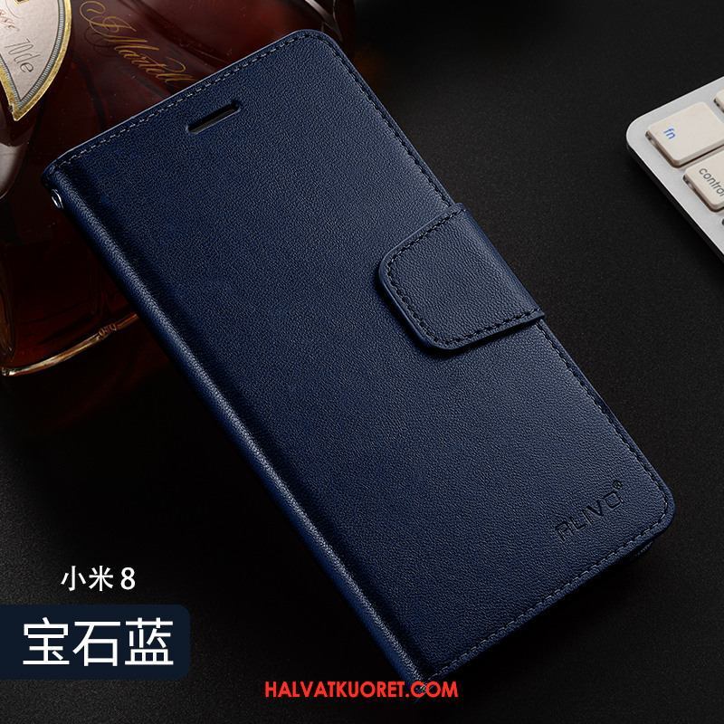 Xiaomi Mi 8 Kuoret Simpukka Nahkakotelo, Xiaomi Mi 8 Kuori Suojaus Silikoni Beige