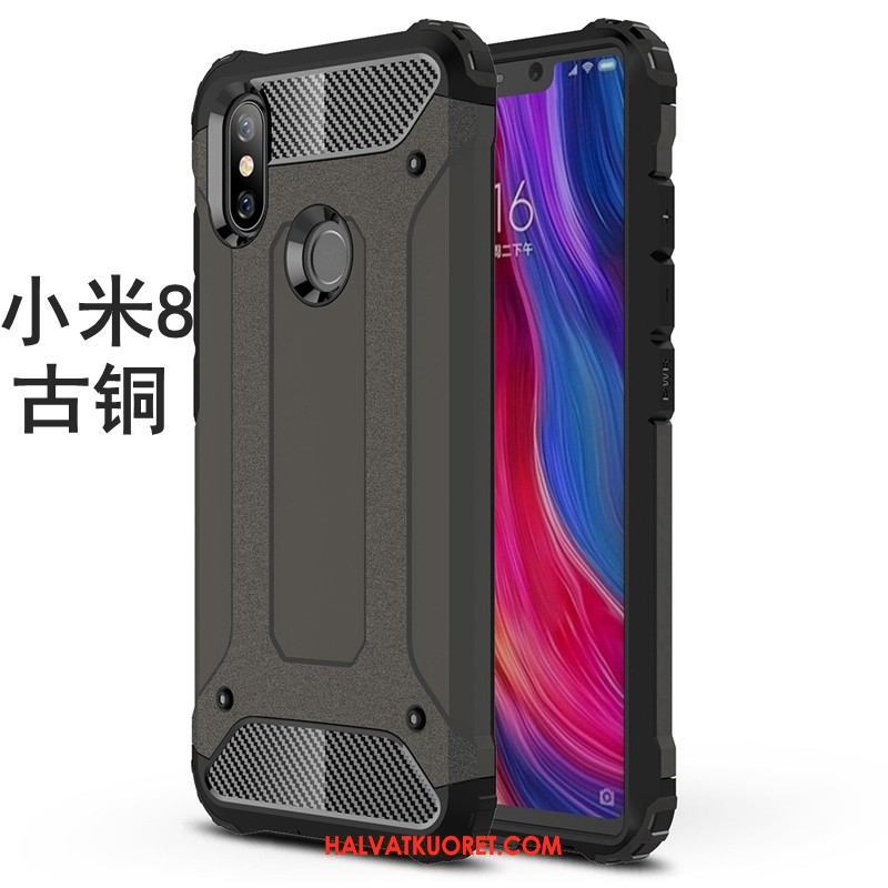 Xiaomi Mi 8 Kuoret Suojaus Puhelimen Kova, Xiaomi Mi 8 Kuori Murtumaton Takakansi Beige