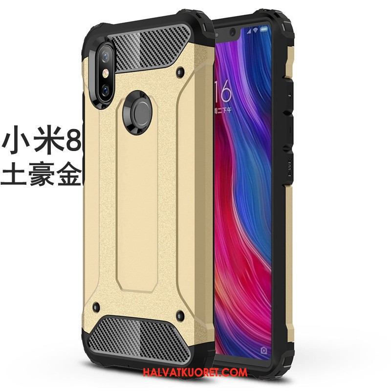 Xiaomi Mi 8 Kuoret Suojaus Puhelimen Kova, Xiaomi Mi 8 Kuori Murtumaton Takakansi Beige