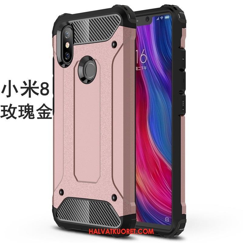 Xiaomi Mi 8 Kuoret Suojaus Puhelimen Kova, Xiaomi Mi 8 Kuori Murtumaton Takakansi Beige