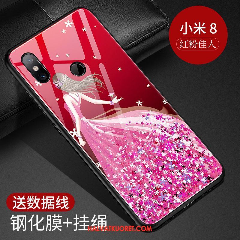 Xiaomi Mi 8 Kuoret Violetti Ultra Pieni, Xiaomi Mi 8 Kuori Silikoni Muistoksi Beige