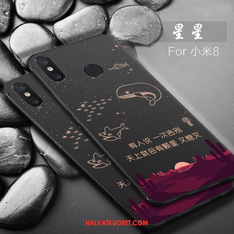Xiaomi Mi 8 Kuoret Yksinkertainen Pieni All Inclusive, Xiaomi Mi 8 Kuori Puhelimen Trendi Beige