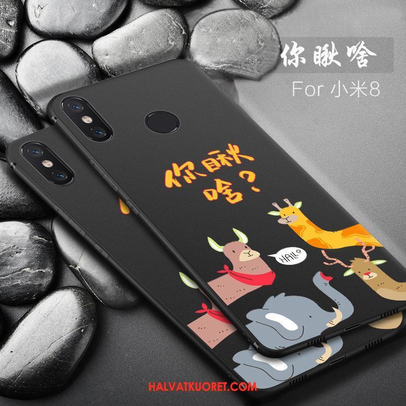 Xiaomi Mi 8 Kuoret Yksinkertainen Pieni All Inclusive, Xiaomi Mi 8 Kuori Puhelimen Trendi Beige