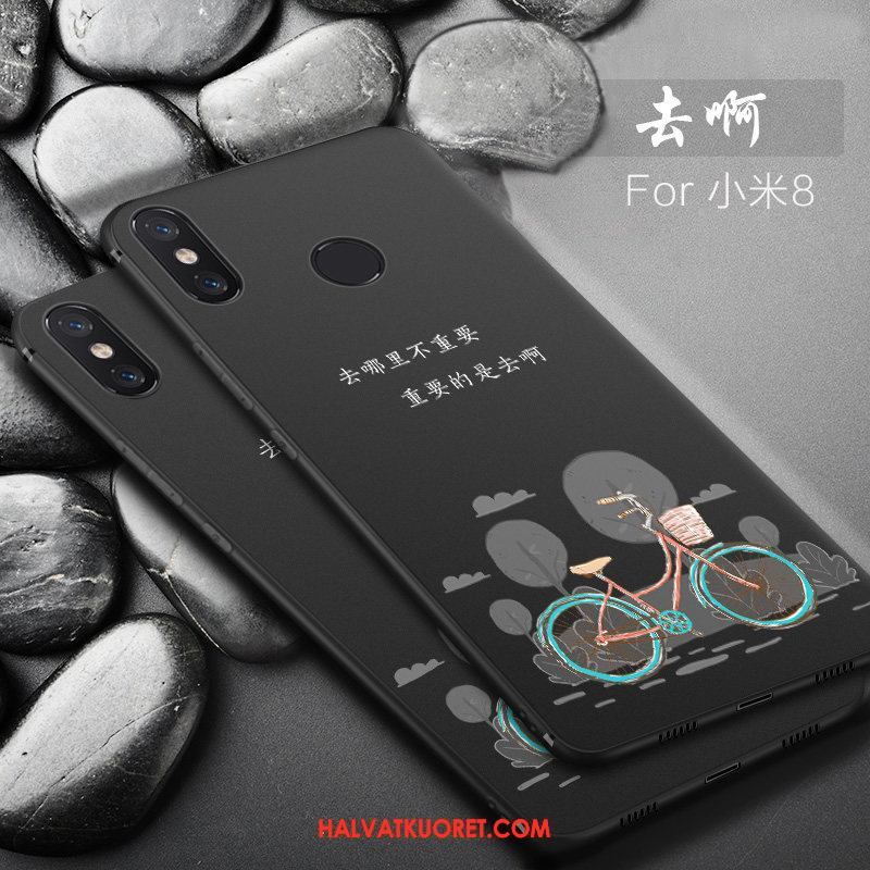 Xiaomi Mi 8 Kuoret Yksinkertainen Pieni All Inclusive, Xiaomi Mi 8 Kuori Puhelimen Trendi Beige