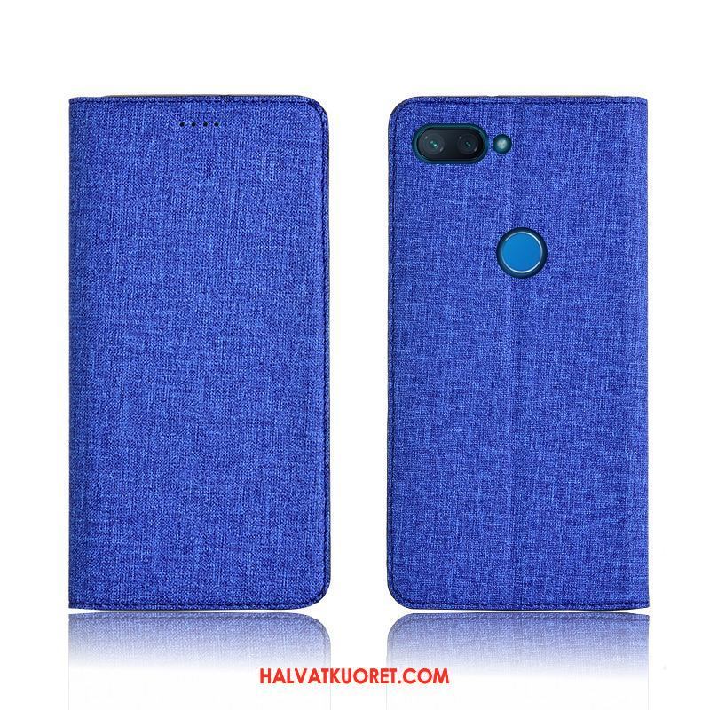 Xiaomi Mi 8 Lite Kuoret Silikoni Nahkakotelo Pehmeä Neste, Xiaomi Mi 8 Lite Kuori Nuoret Pieni Beige